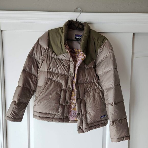 Patagonia Bivy Down Insulated Puffer Jacket Coat Parka Women